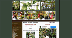 Desktop Screenshot of leilaninepenthes.com
